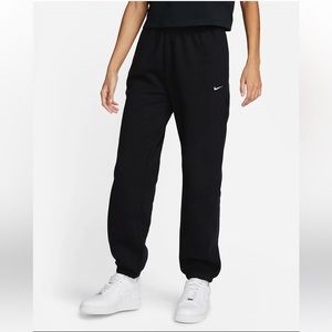 Nike Solo Swoosh, Women's Fleece Pants, Baby Blue